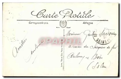Pierrefonds — O Castelo visto das Planícies — LL. n°126 — Verso