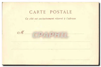 Zamek w Chantilly — Galeria Bitew — Papeterie DORÉ, ul. de Paris 1 — Rewers