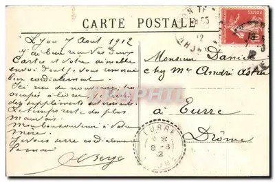 LYON — Park Tête-d'Or — Jezioro i Wyspa Cyganiów — E. R. — Rewers