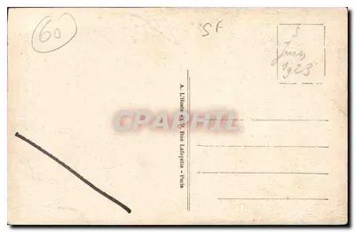 Senlis (Oise) — Katedra św. Piotra — A. L'Hoste, Paryż — Rewers