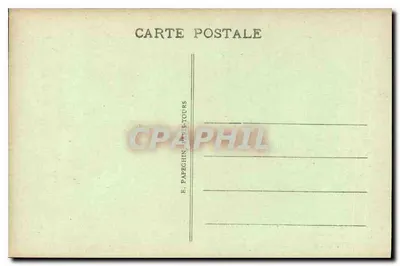 Castelo de Chantilly — Galeria dos Cervos — Editor E. Papeghin, Tours — Verso