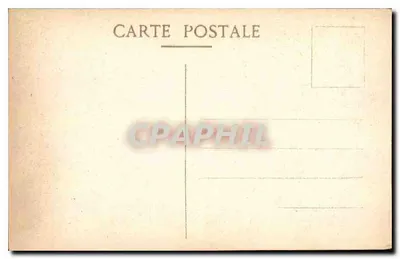 Chantilly — Zamek — Cliché firmy Francuskiej Lotnictwa — Rewers