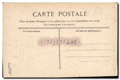 Lyon. A Fonte Bartholdi — editada por Billecart-Salmon, n°36 — Verso