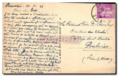 Katedra Najświętszej Maryi Panny w Beauvais — ogólne widok — Phototypie Réalvaïs — Rewers