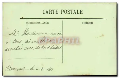 Beaumont — La Manufactura Nacional. Tapiz. Butaca con respaldo y asiento. Siglo XVIII — LL. n° 53 y 478 — Reverso