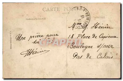 Beauvais — Katedra, widok z Saint-Etienne — V. G. F. — Rewers