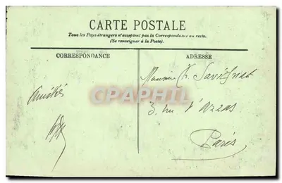 Chantilly — Zamek — Widok z Saut du Loup — LL. — 125 — Rewers