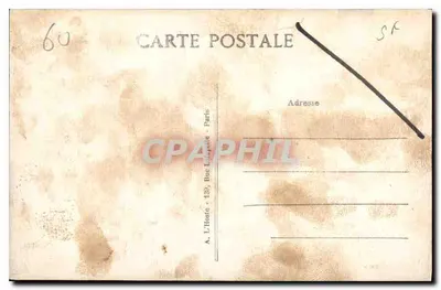 Senlis (Oise) — Katedra — Parvis (strona południowa) — L'Hôte, Paryż, n°16 — Rewers