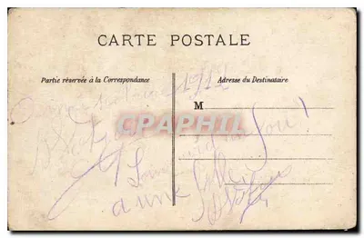 Tres chicos — París — Foto P. Aubek, París — Reverso