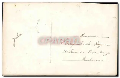 Jovem mulher em vestido florido — retrato de estúdio — LPV, Paris, n°554 — Verso