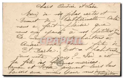 Frau St. Barbe — Frauenporträt — NOJER 5174 — Rückseite
