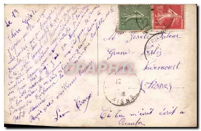 Giovane uomo in abito — con mazzo di fiori — Furia 863 — Verso