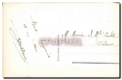 Mała dziewczynka w sukni z paskami — uśmiechnięta — wydawca M. 545 — Rewers
