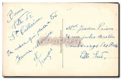 Mulher com rosas — cartão postal de Santa Catarina — A. NOETER n°3627 — Verso