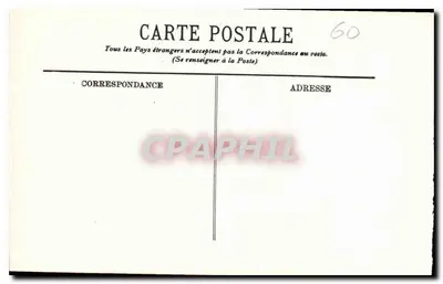 Pierrefonds — O Castelo — Fachada Leste — LL. — Verso