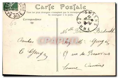 Compiègne — Um Canto do Parque e o Palácio — ND Phot, n°103 — Verso