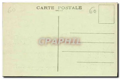 Las Compiègne — Ogólny widok lasu, gdzie został podpisany Armistice 11 listopada 1918 — Wyd. Bourson, Compiegne, nr 404 — Rewers