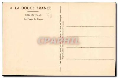 Nîmes (Gard) — Portal Francji — Wydawnictwo Sztuki YVON — Rewers