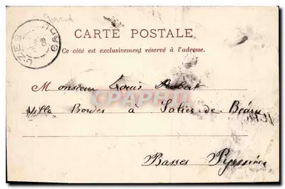 Uzès — Duché — Émile Peiadau, wydawca — Rewers