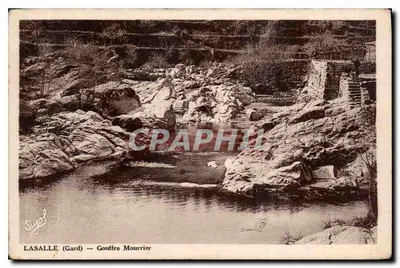 Lasalle (Gard) — Abismo Mourrier — Fototipia Sajot, em Sauve (Gard)