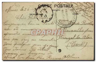Nîmes — As Arênes, vista interior — A.R. n°31 — Verso