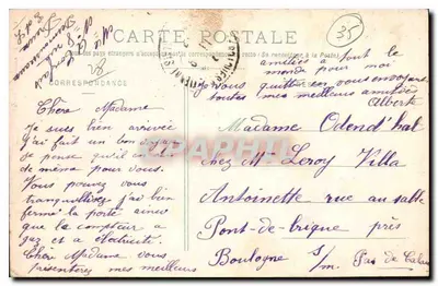 Dreux - Kapel van Sint-Louis — uitgever J. Follereau, n°1 — Achterkant
