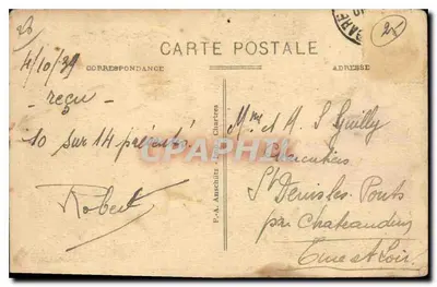 Chartres - Porte Guillaume — P.A. n°18 — Rewers