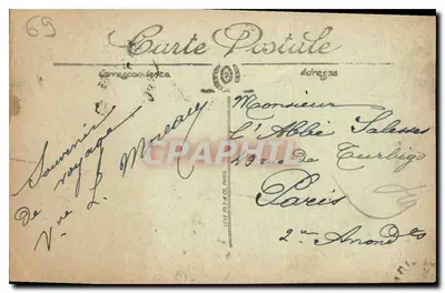 LYON — Pomnik Carnota na placu Narodowym — LL. — Rewers