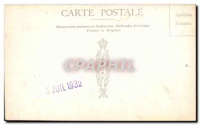 Retrato de homem — editor Jérôme, número de série não visível — Verso