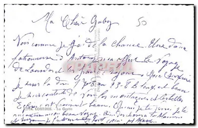 Jaskinia Lourdes — Pielgrzymka — Wydawca: Lourdes, n° 50 — Rewers