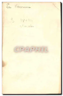 La Varenne — 9, 18794 — 20 năm — Mặt sau