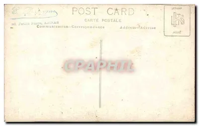 Retrato de casal — época 1920 — editor desconhecido — Verso