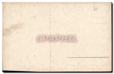 Hombre con bigote — delante de una pared de madera — tarjeta postal — Reverso