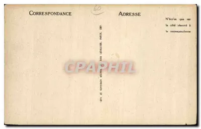 Chantilly — Zamek. Wyspa Miłosierdzia — LL — Rewers