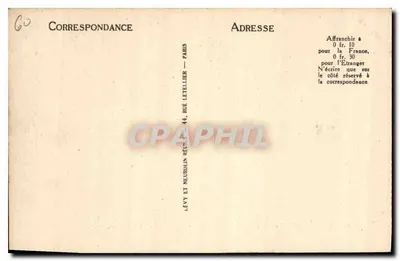 Compiègne — Fronton Zamku — LL, wydawca LL — Rewers