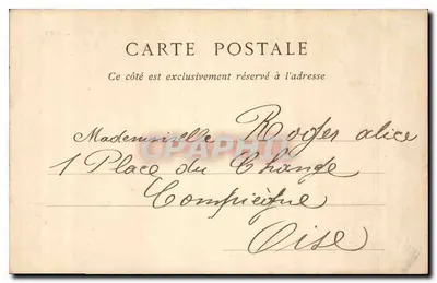Castillo de Compiègne — Salón de la Familia — ND Phot — Reverso