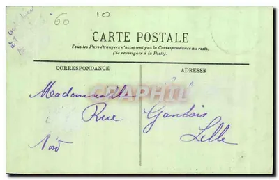 Compiègne — Plac Zamkowy — LL. — G. Kraemmer — Rewers