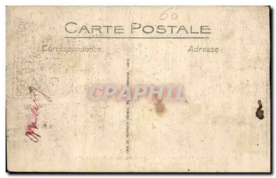 Compiègne - Zamek - Pokój spania Napoleona I - LL — Rewers