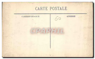 Compiègne — Perspektywa fasady zamku — LL. n° 142 — Rewers