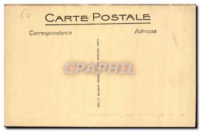 Compiègne - Zamek - Pokój spania Napoleona I - LL. — Rewers