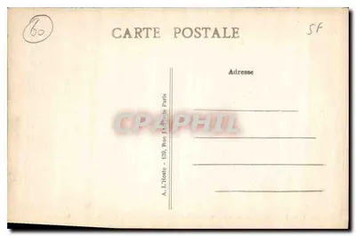 Chagny (Oise) — Ruiny Starego Zamek Henryka IV, Właściciel Pana Turquet de la Boisserie — Rewers