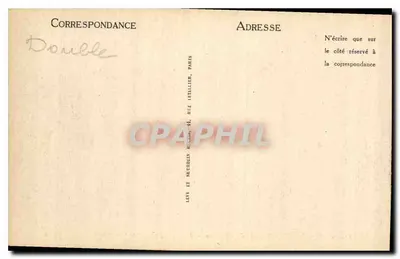Compiègne - Façada zamku - LL — Rewers