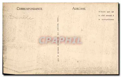 Compiègne - Het Kasteel - Het Park en de Bank van Napoleon I - L.L. n°146 — Achterkant