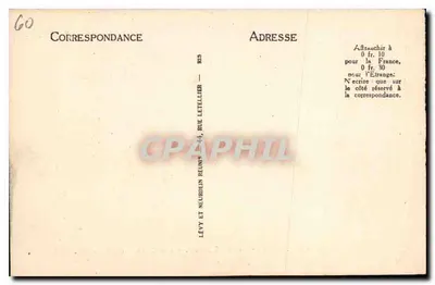 Compiègne — Zamek — Salony Kwiatowe — LL — Rewers