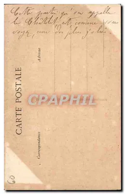 Zamek w CHANTILLY — Châtelet — C.A.C. — Rewers