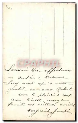 Jovem menina em vestido branco — Estúdio fotográfico — Carte postale — Verso