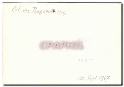 Col des Bagenelles (03) — mountain view with cars and cows — no publisher or serial number visible — Back