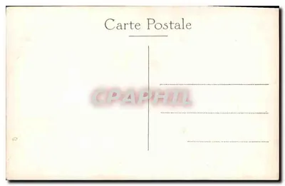 Mulher em vestido branco e véu — diante de uma porta de madeira — Carte Postale — Verso