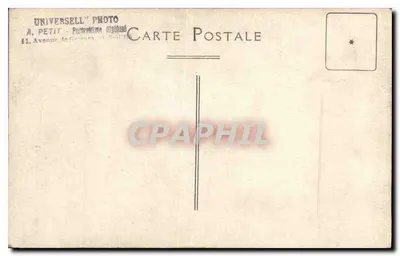 Família — estúdio de retratos — A. PETIT, 11 Avenida de Foment, Toulouse — Verso