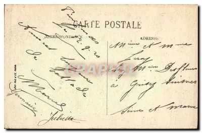 Pierrefonds — Il Castello e il Lago — LL — Verso